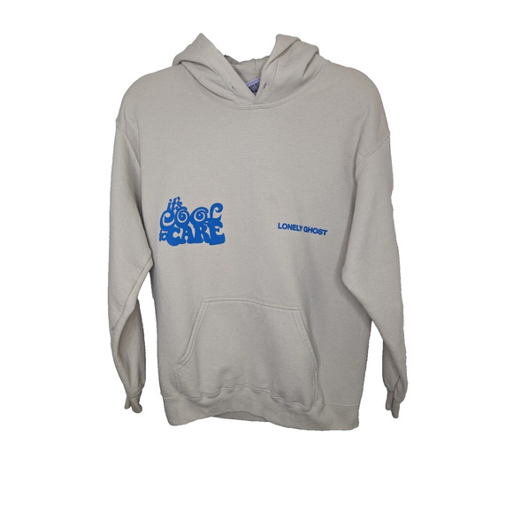 LONELY GHOST Other - Lonely Ghost Cool to Care Hoodie Mens Medium Pullover Hippie Graphic Logo